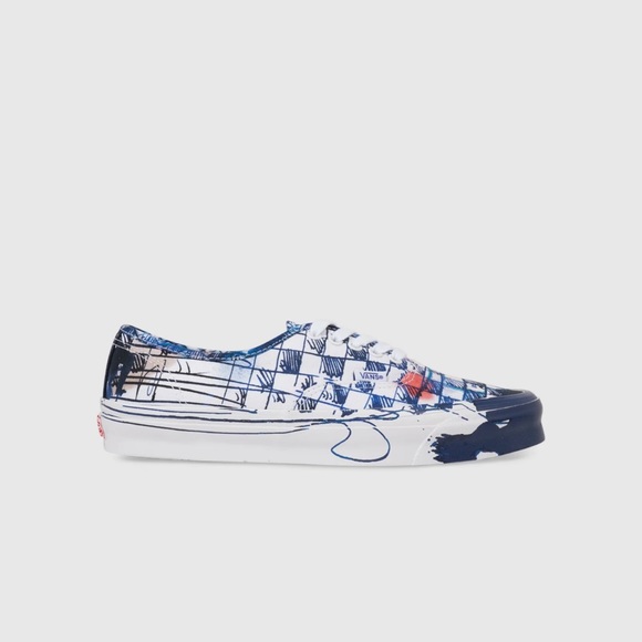 VANS Og Authentic Lx Connor Tingley True White-Blue VN0A4BV961P Men Us7 - Picture 3 of 11